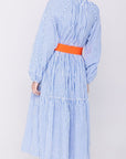 ADDISON DRESS (BLUE/STRIPE) - Dress - Yakira Bella