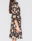 ALLIE DRESS Long Sleeve (BLACK) - Dress - Yakira Bella