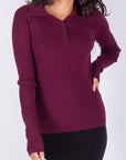 BAILEY TOP (BURGUNDY) - Top - Yakira Bella