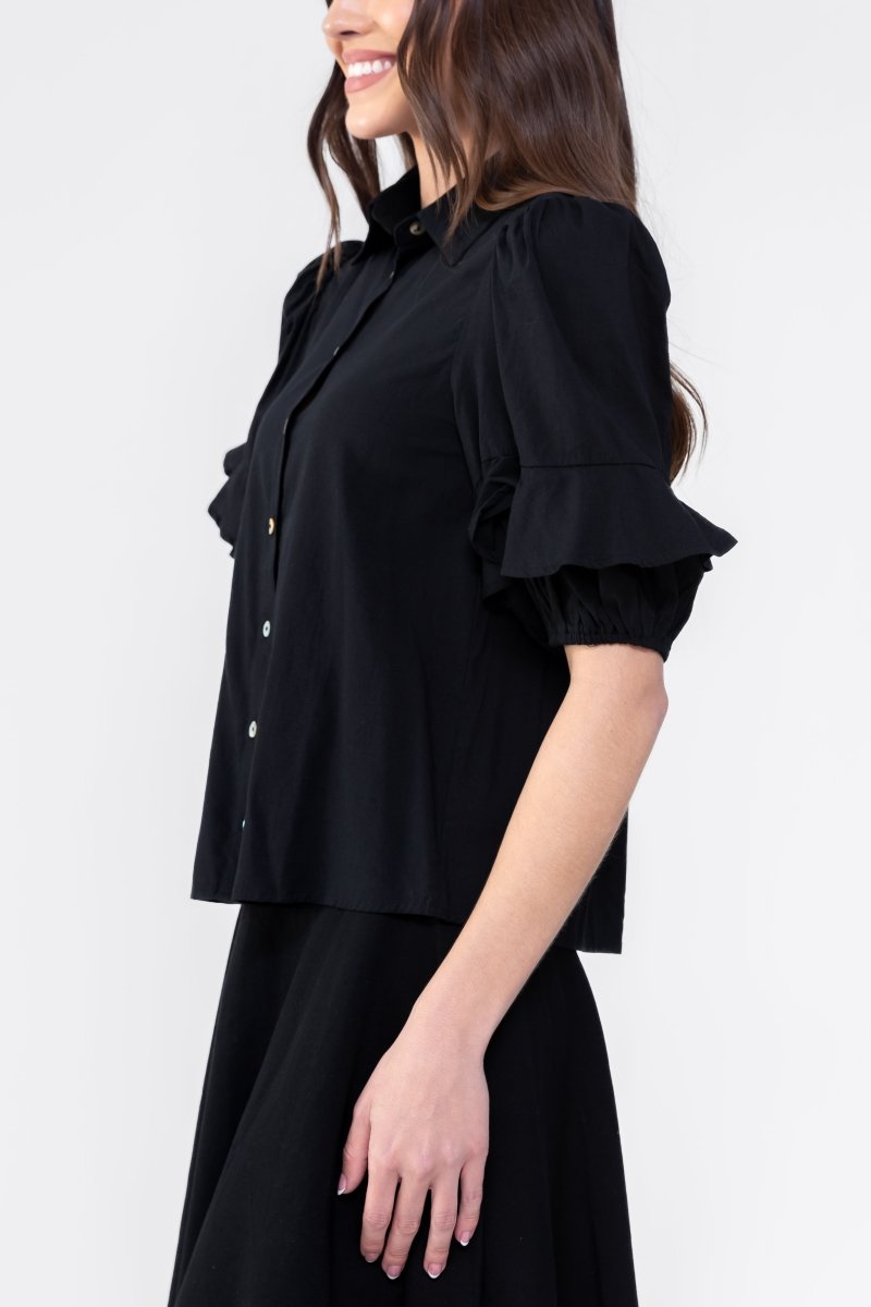 CASEY TOP (BLACK) - Top - Yakira Bella