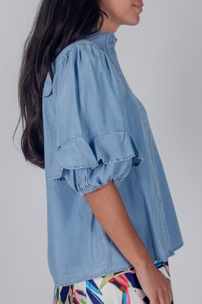 CASEY TOP (CHAMBRAY) - Top - Yakira Bella