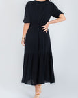 CHARLOTTE DRESS (BLACK) - Dress - Yakira Bella