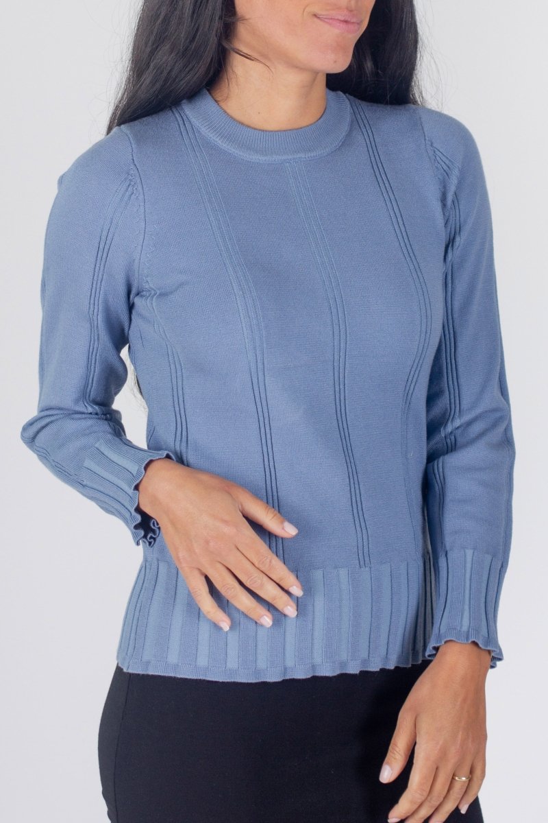 CLAIRE TOP (BLUE) - Top - Yakira Bella