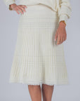 CLARA SKIRT (CREAM) 23" - Skirt - Yakira Bella