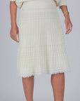 CLARA SKIRT (CREAM) 23" - Skirt - Yakira Bella