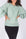 CREWNECK SIDE SLIT SWEATSHIRT (LIGHT GREEN) - Top - Yakira Bella