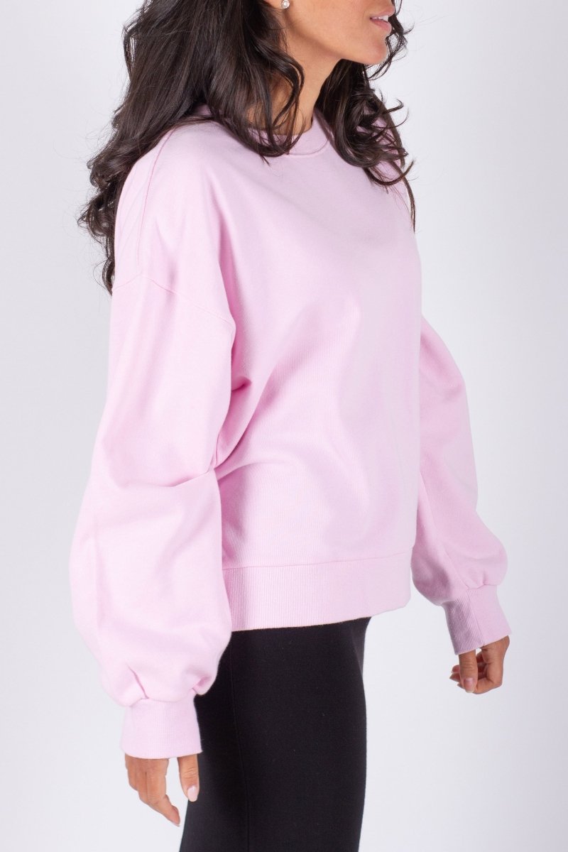 CREWNECK SWEATSHIRT (PINK) - Top - Yakira Bella