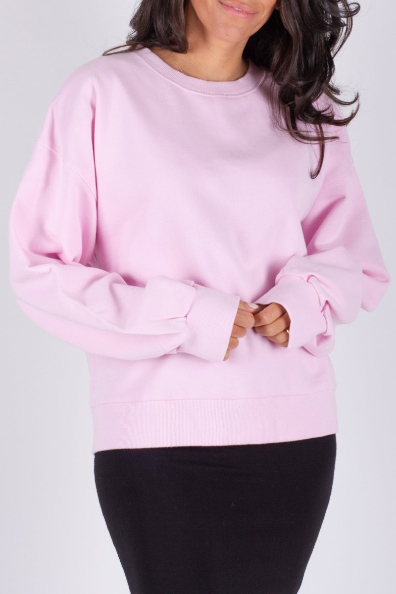 CREWNECK SWEATSHIRT (PINK) - Top - Yakira Bella