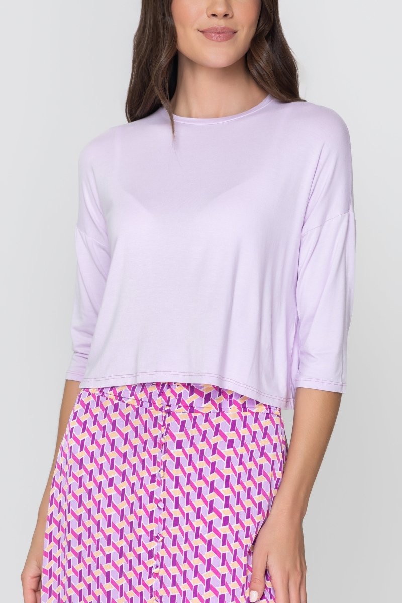 CROPPED TEE (LILAC) - Top - Yakira Bella