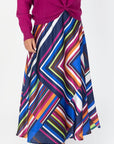 DAKOTA SKIRT (BLUE MULTI) - Skirt - Yakira Bella