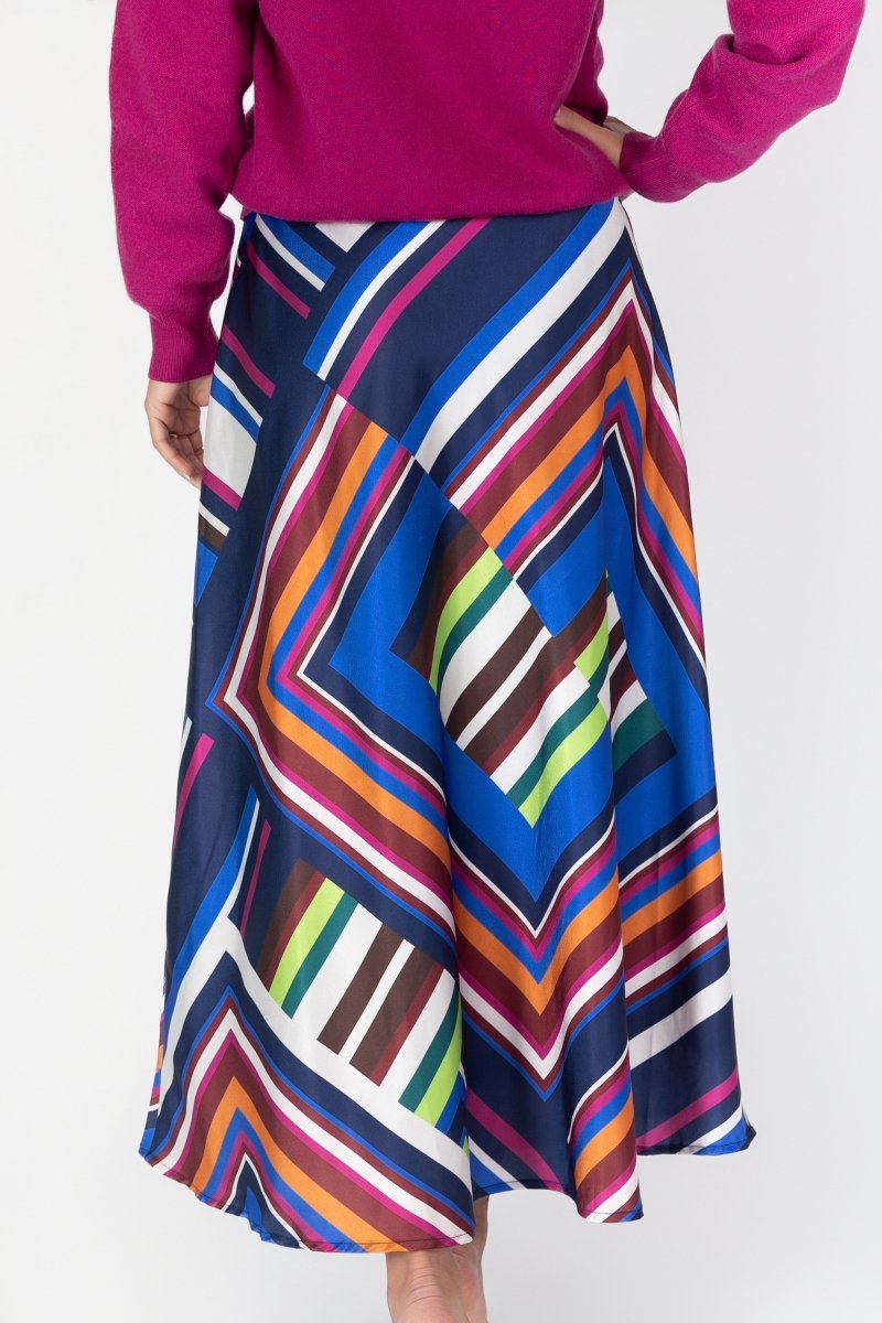 DAKOTA SKIRT (BLUE MULTI) - Skirt - Yakira Bella