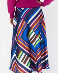 DAKOTA SKIRT (BLUE MULTI) - Skirt - Yakira Bella