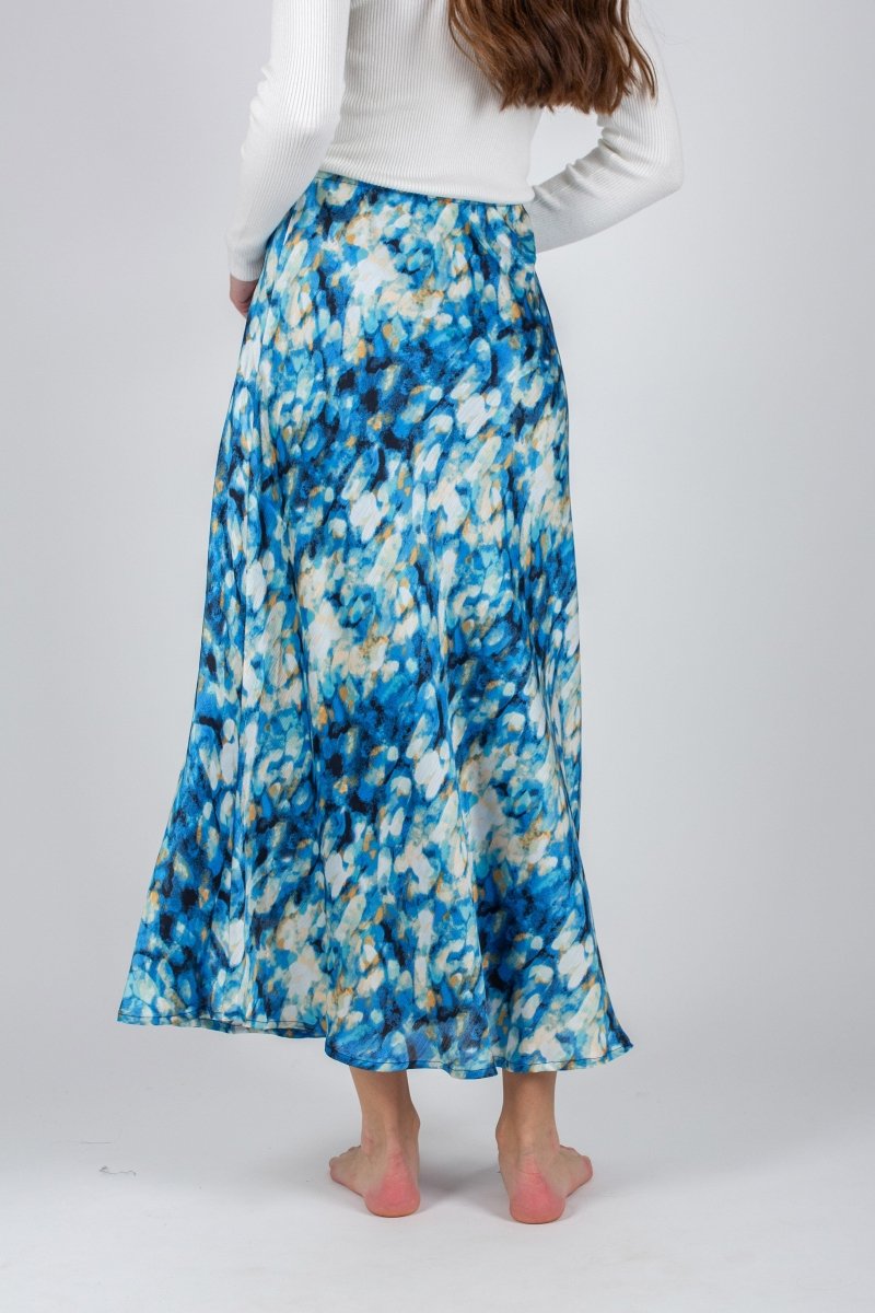 DAKOTA SKIRT (BLUE/WHITE) - Skirt - Yakira Bella