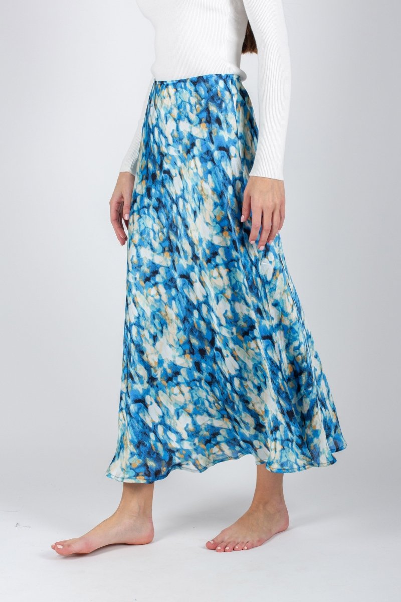 DAKOTA SKIRT (BLUE/WHITE) - Skirt - Yakira Bella