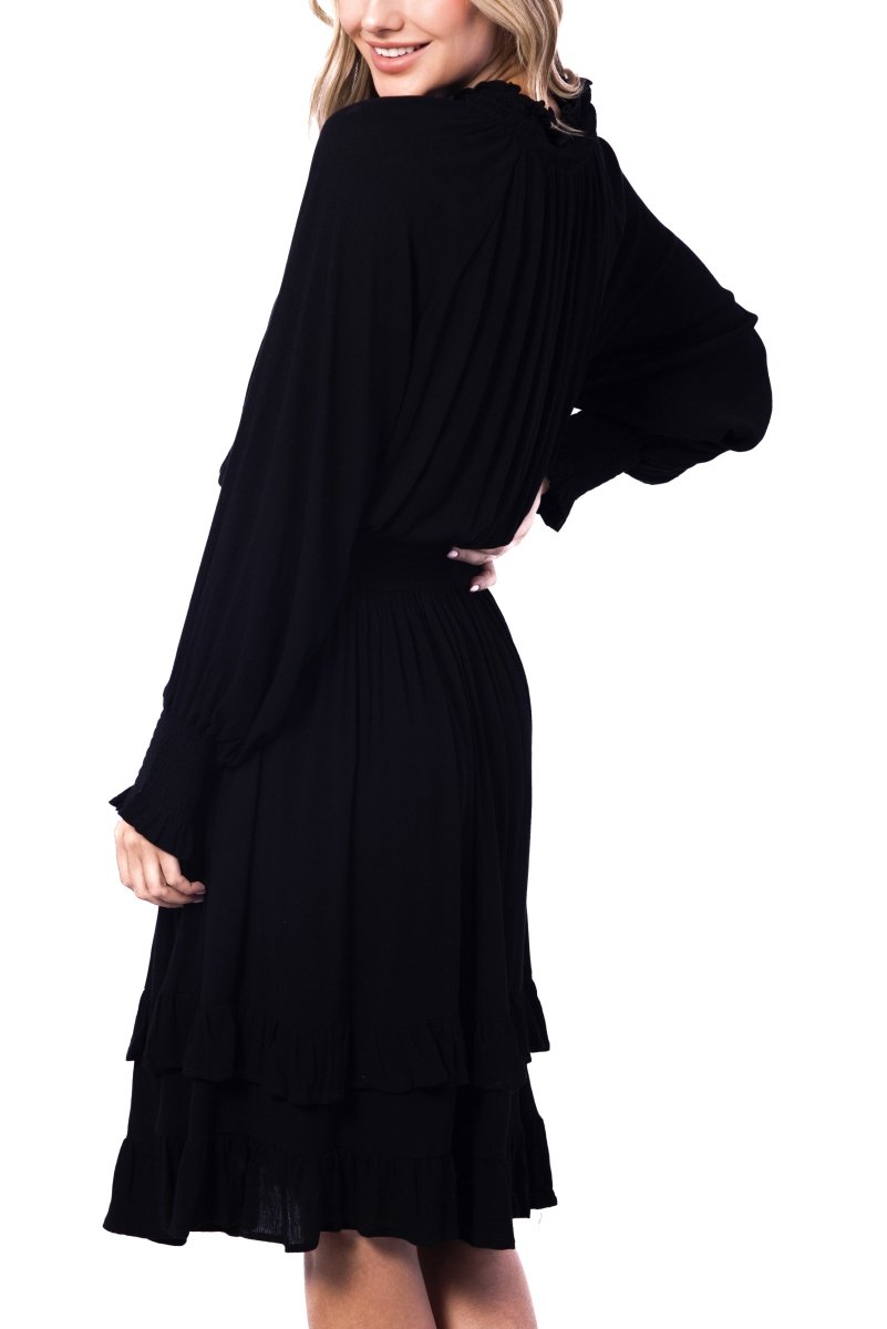 DITSY DRESS (Black) 36" & 40" - Dress - Yakira Bella