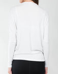 DOLMAN RIBBED V (WHITE) - Top - Yakira Bella