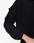 EMILY DRESS Long Sleeve (BLACK) 37" - Dress - Yakira Bella