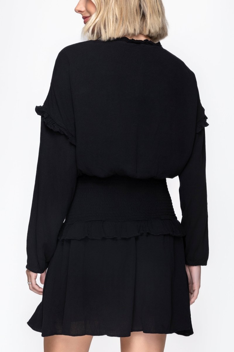 EMILY DRESS Long Sleeve (BLACK) 37" - Dress - Yakira Bella