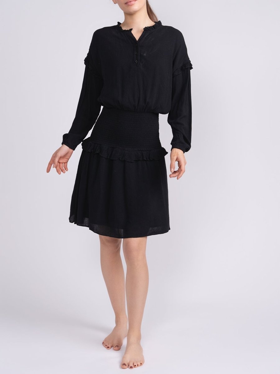 EMILY DRESS Long Sleeve (BLACK) 41" STORES - Dress - Yakira Bella