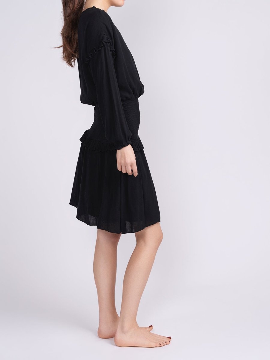 EMILY DRESS Long Sleeve (BLACK) 41" STORES - Dress - Yakira Bella