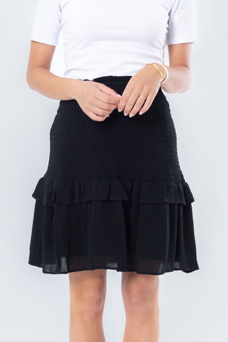 EMILY SKIRT (BLACK) 20" - Skirt - Yakira Bella