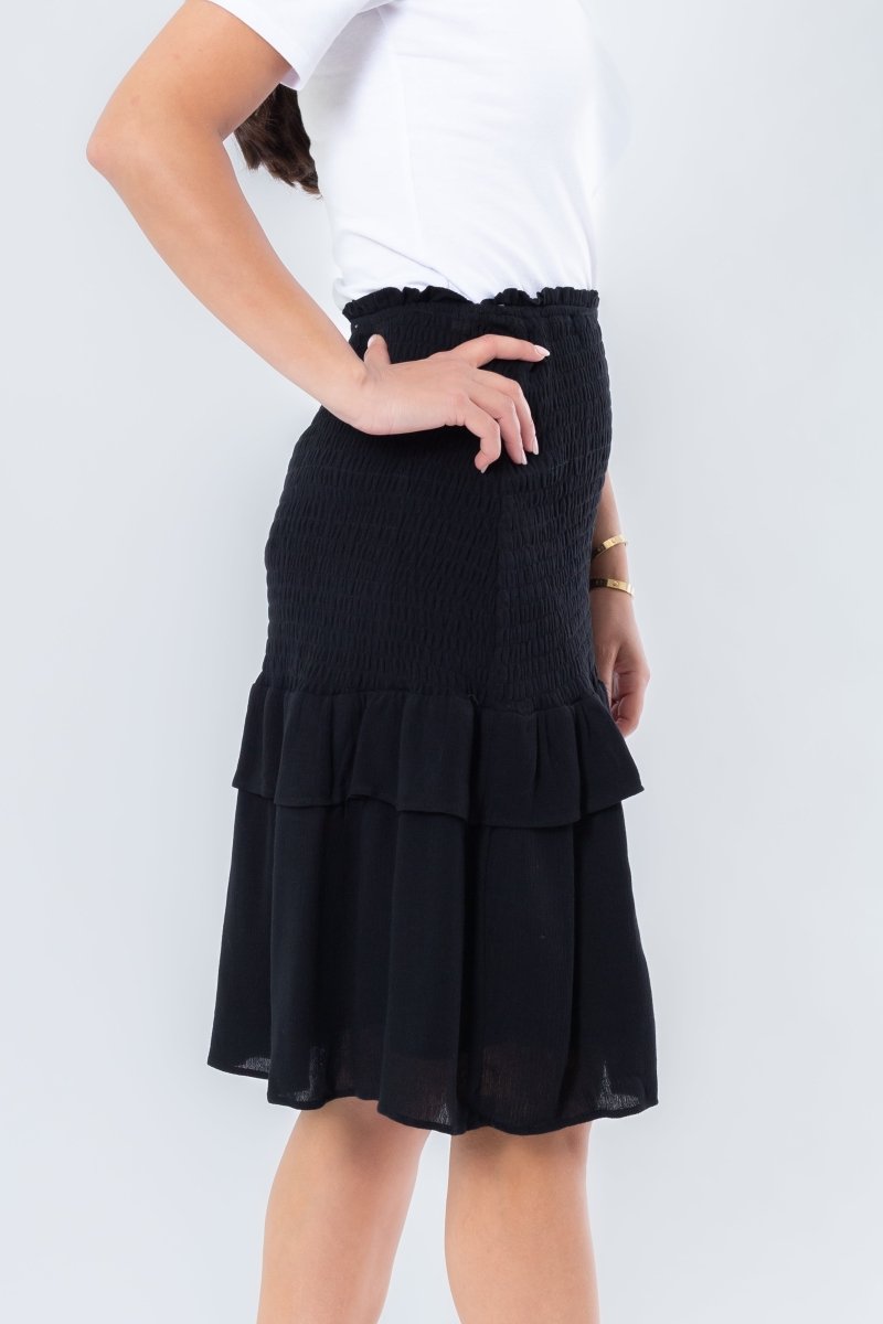 EMILY SKIRT (BLACK) 23" - Skirt - Yakira Bella