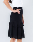 EMILY SKIRT (BLACK) 23" - Skirt - Yakira Bella