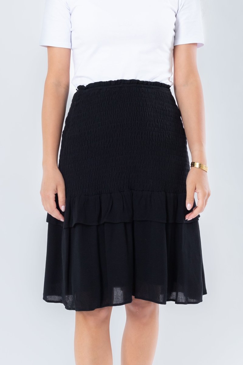 EMILY SKIRT (BLACK) 23" - Skirt - Yakira Bella