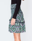 EMILY SKIRT (GREEN/MULTI) 20" - Skirt - Yakira Bella