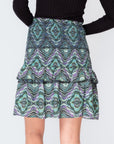 EMILY SKIRT (GREEN/MULTI) 20" - Skirt - Yakira Bella