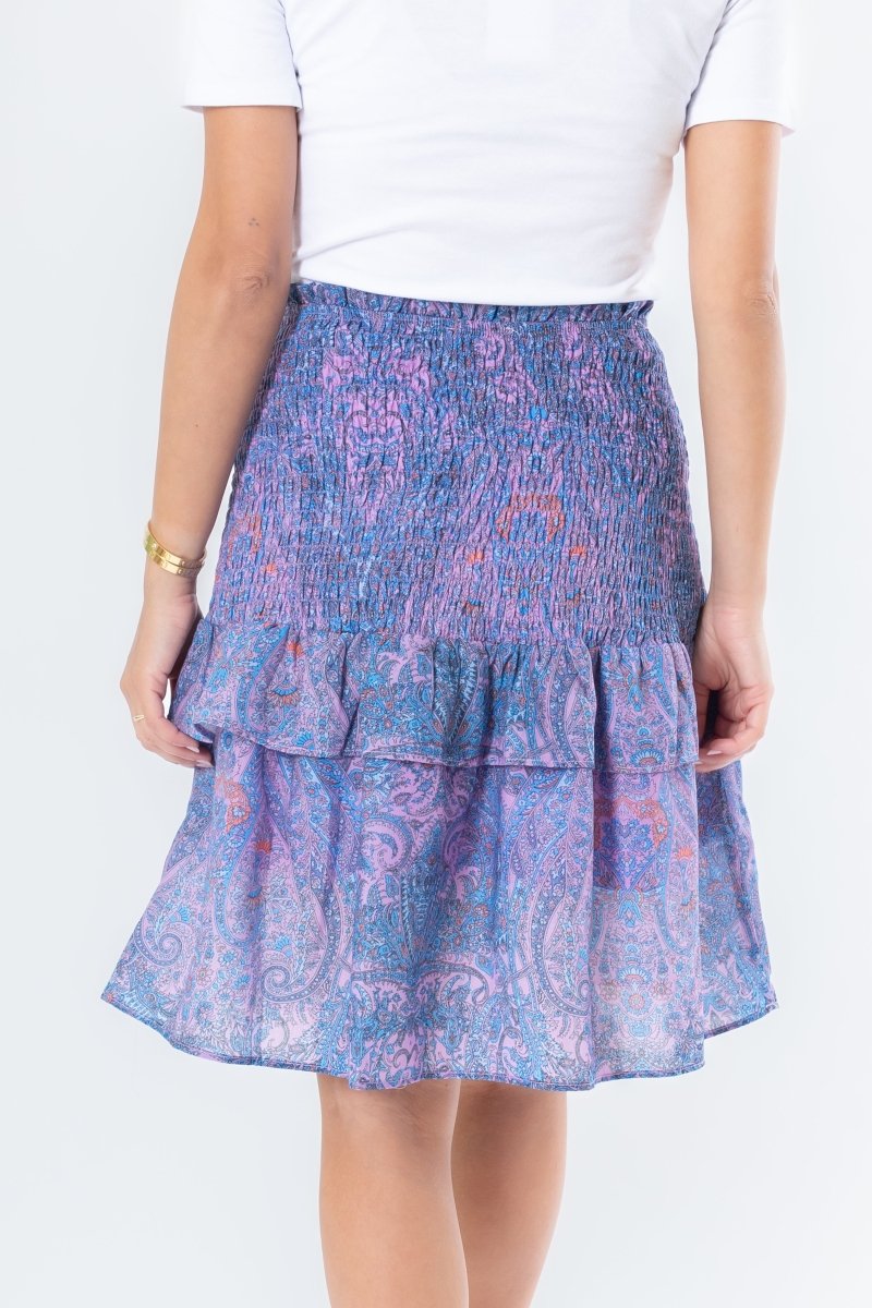 EMILY SKIRT (LILAC/NAVY) 23" - Skirt - Yakira Bella