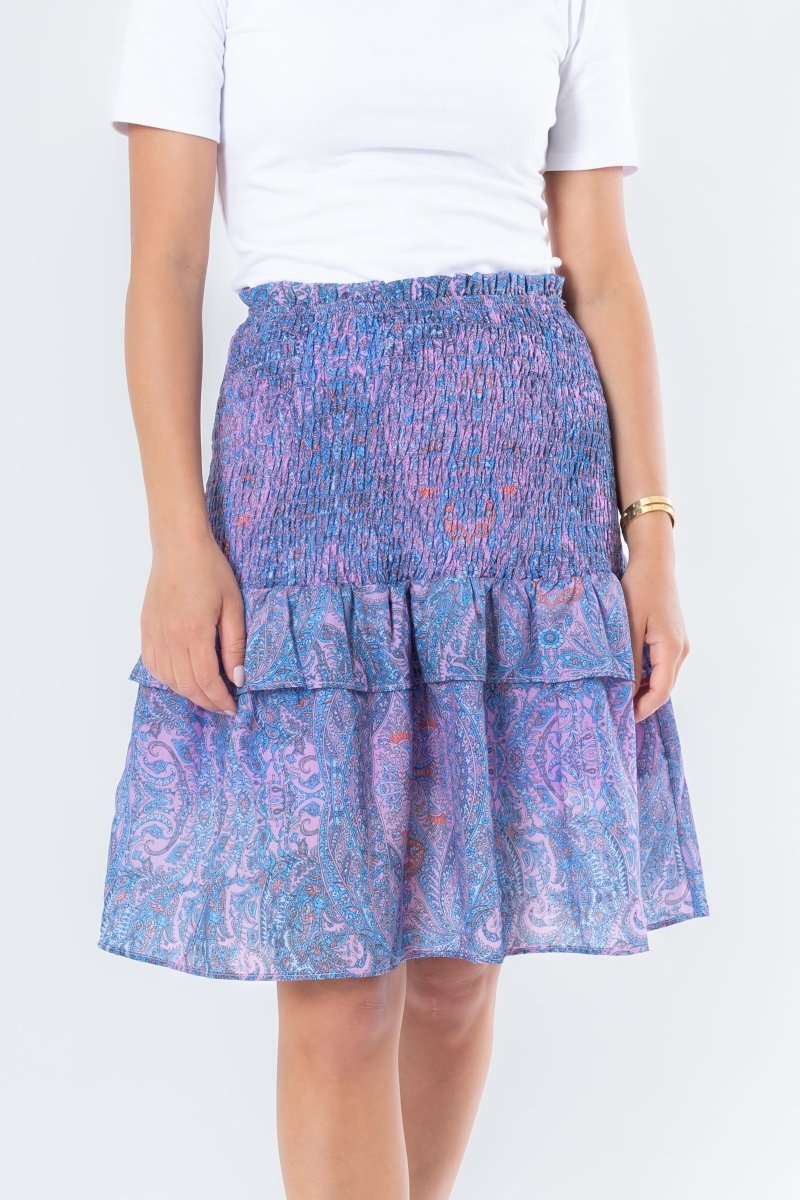 EMILY SKIRT (LILAC/NAVY) 23" - Skirt - Yakira Bella