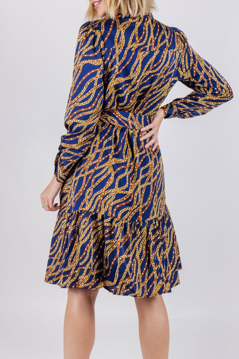 ESME DRESS (NAVY) 41" - Dress - Yakira Bella