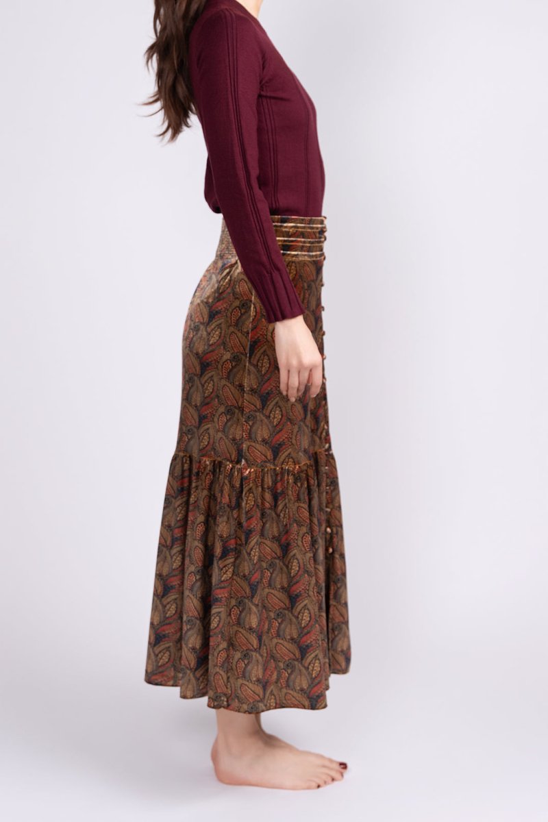 GWENYTH SKIRT (Pink/Purple) - Skirt - Yakira Bella