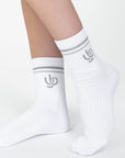 HALF - CREW SOCK (WHITE) - Socks - Yakira Bella