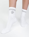 HALF - CREW SOCK (WHITE) - Socks - Yakira Bella