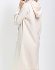 HOODIE DRESS 42" (BEIGE) - Dress - Yakira Bella