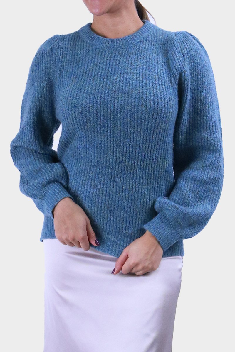 JANELLE SWEATER (BLUE) - Top - Yakira Bella