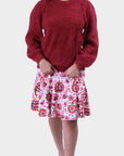 JANELLE SWEATER (RED) - Top - Yakira Bella