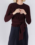 JESSICA TOP (BURGUNDY) - Top - Yakira Bella