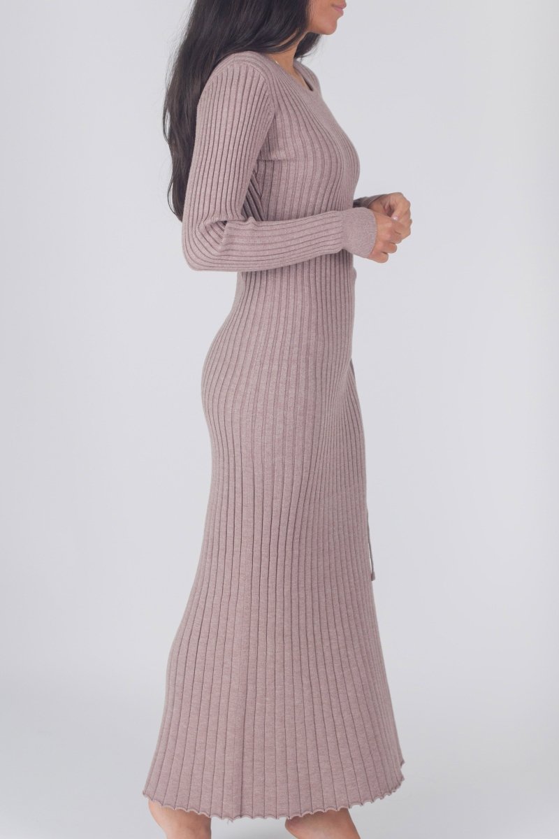 JORDAN DRESS (TAUPE) - Dress - Yakira Bella