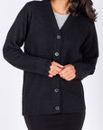 KATHERINE CARDIGAN (BLACK) - Top - Yakira Bella