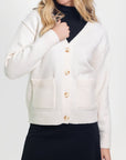 KEN CARDIGAN (IVORY) - Top - Yakira Bella