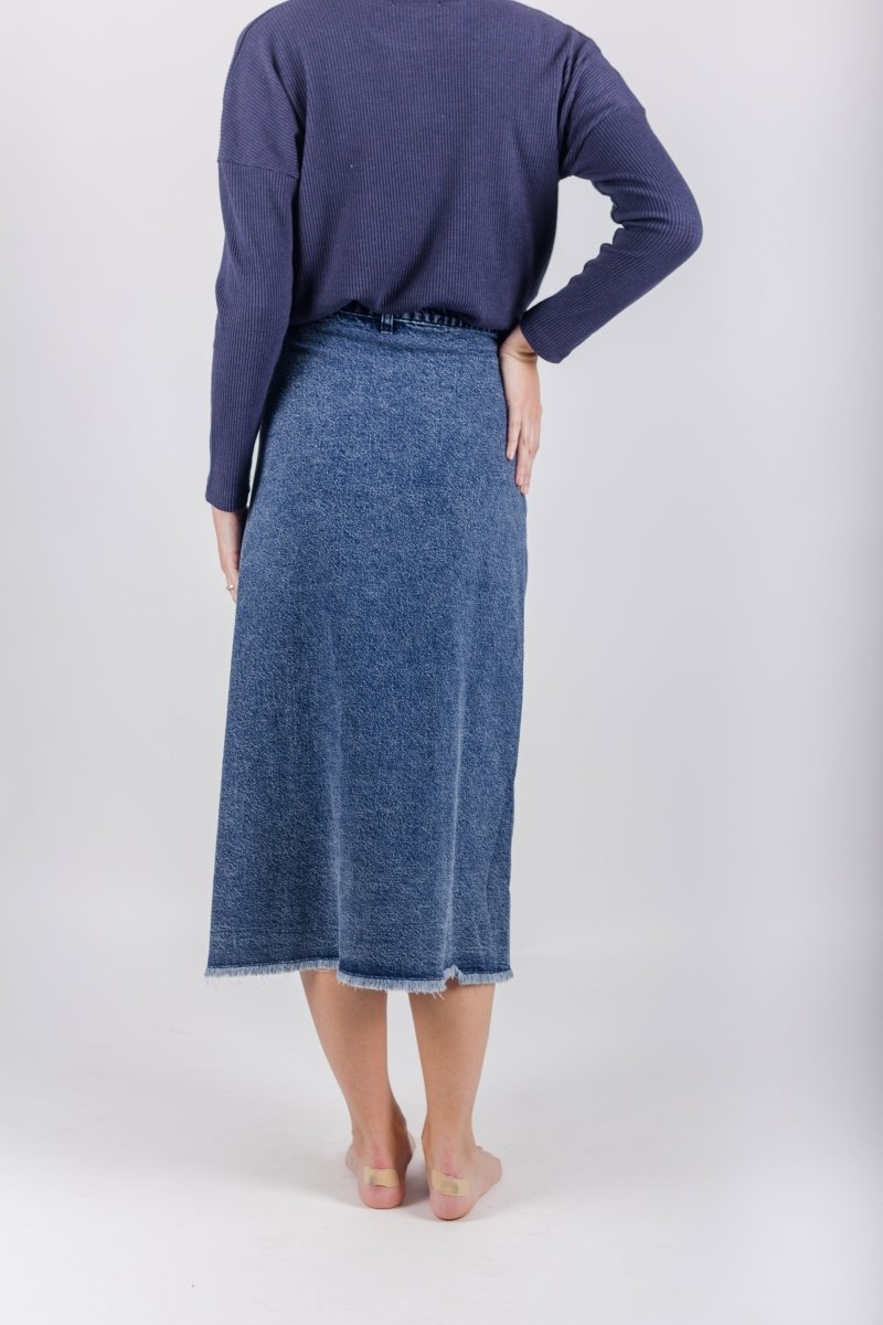 KIMBERLY SKIRT (BLUE/BLACK) - Skirt - Yakira Bella