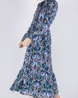 LEXI DRESS (NAVY PAISLEY) - Dress - Yakira Bella