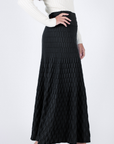 SUSAN SKIRT (BLACK) - Yakira Bella