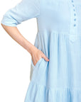 MALI DRESS (ICE/BLUE) - Dress - Yakira Bella