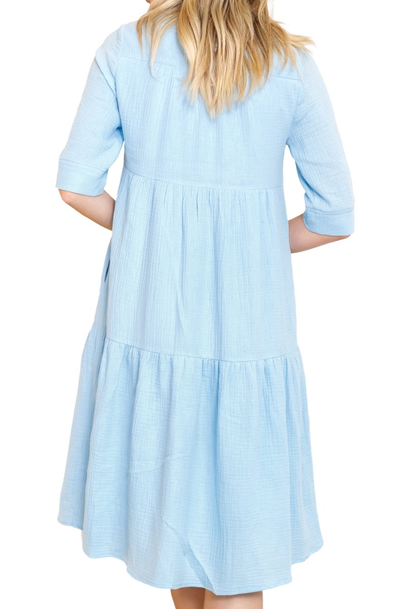 MALI DRESS (ICE/BLUE) - Dress - Yakira Bella