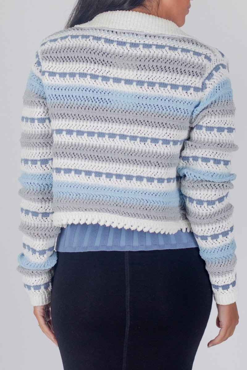 MELISSA CARDIGAN (BLUE) - Top - Yakira Bella