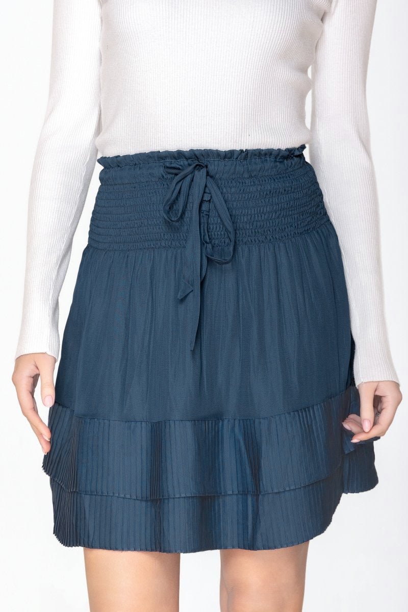 NINA SKIRT (BLUE) 20" - Skirt - Yakira Bella